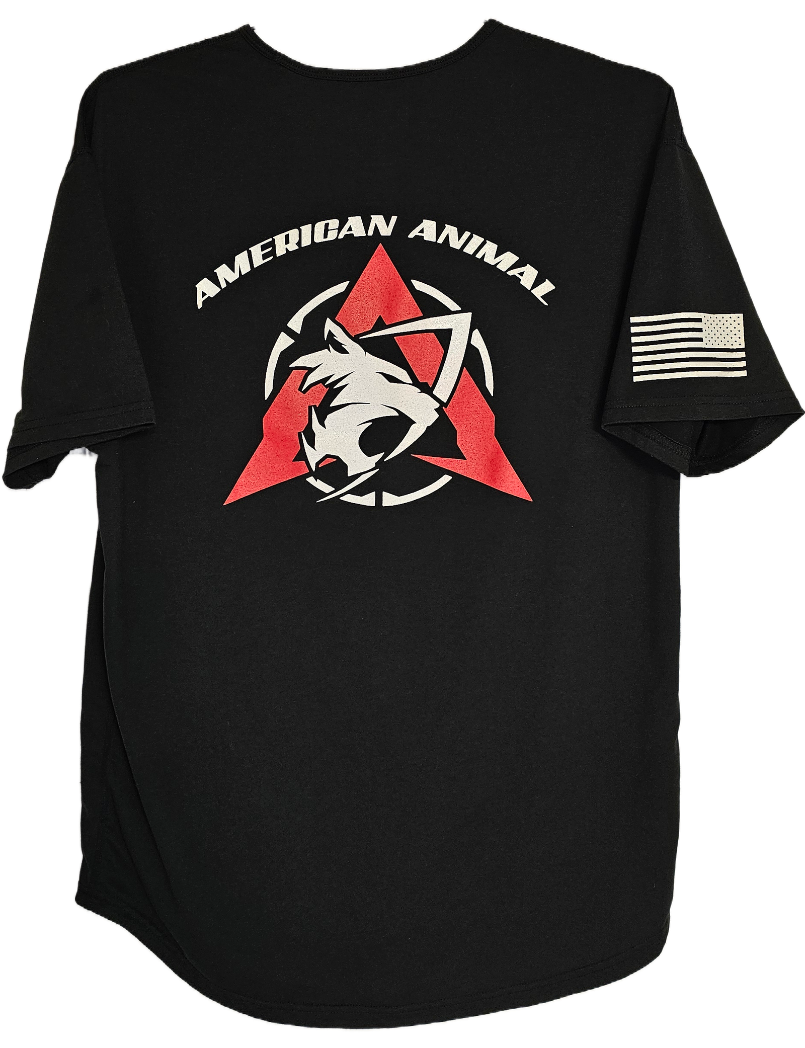 American Animal T-Shirt with Sabretooth Logo on Back