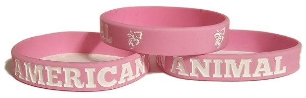 American Animal wrist bands in pink